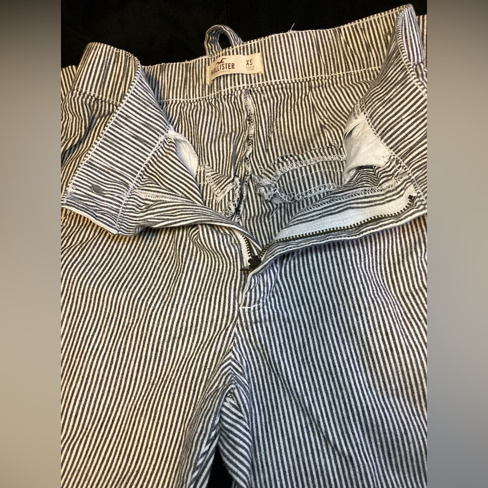 Hollister black and White Striped Top and pant - Picture 7 of 11